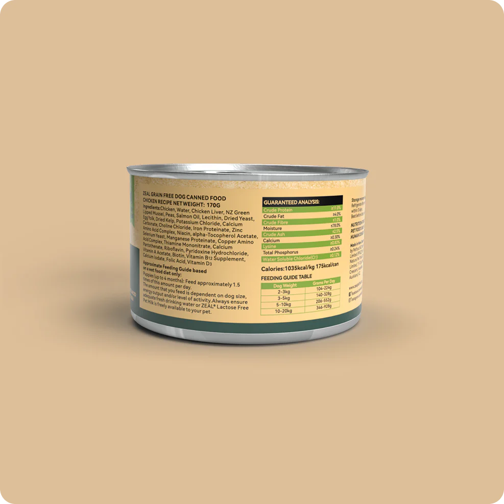Zeal Dog Canned Food 170g