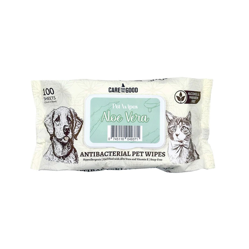 Care For The Good Antibacterial Pet Wipes - 100 pcs (7 variants)