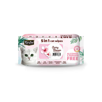 Kit Cat 5 in 1 Cat Wipes 80 sheets