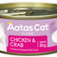 Aatas Cat Creamy Chicken / Tantalizing Tuna Cat Wet Canned Food 80g