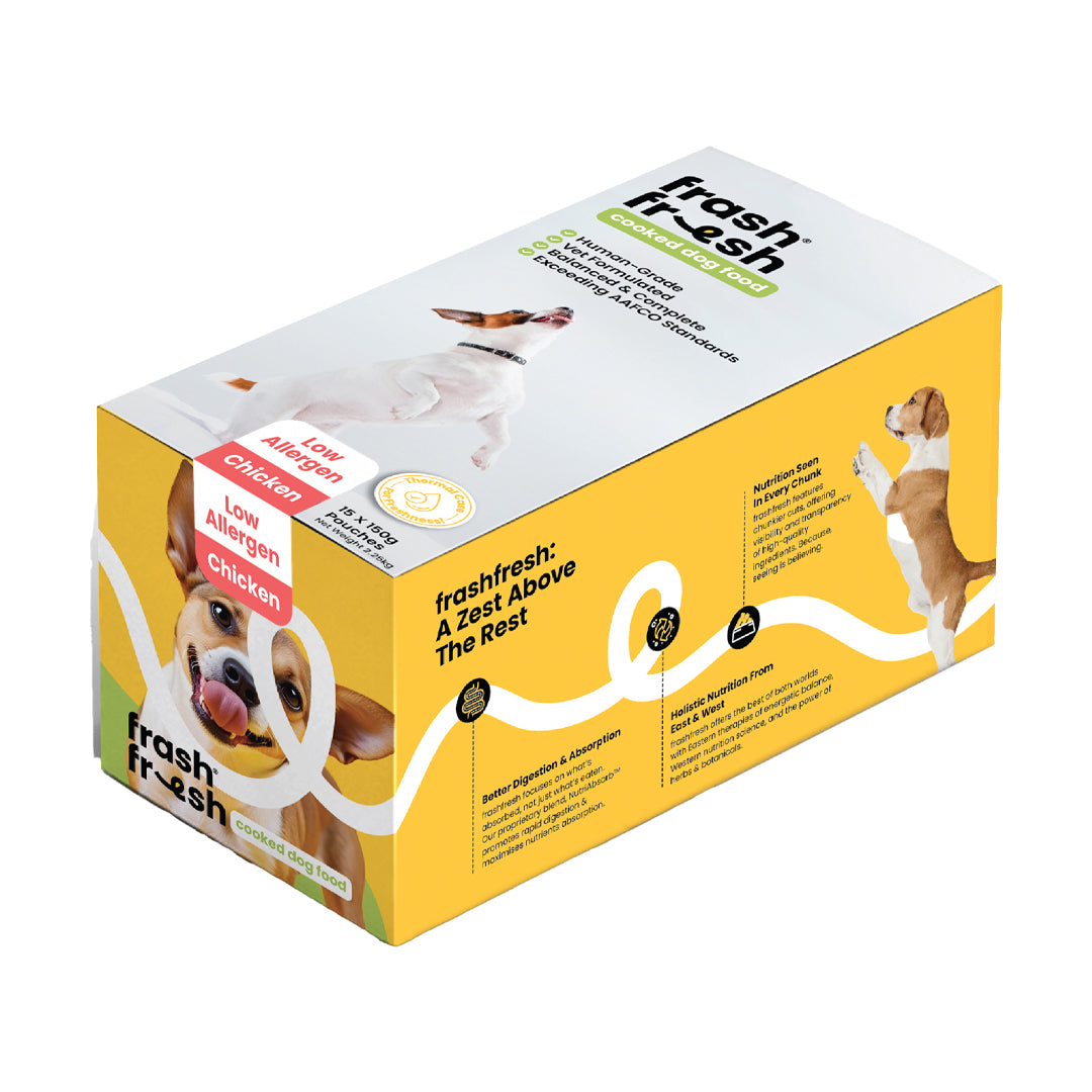 frashfresh Cooked Dog Food with NutriAbsorb™ (Low-Allergen Chicken)