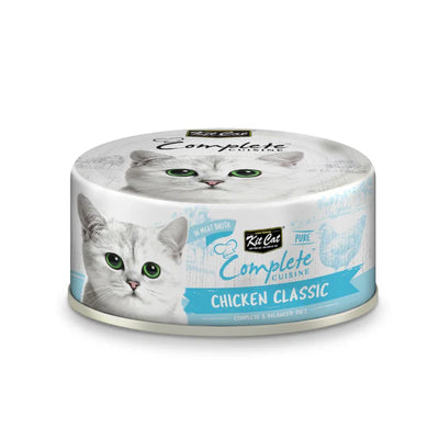 Kit Cat Pure Complete Cuisine Chicken Cat Wet Food 70g x 24pcs