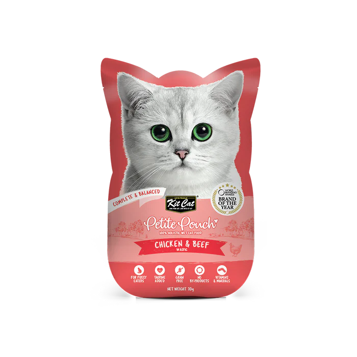 Kit Cat Petite Pouch Complete & Balanced Cat Wet Food 70g
