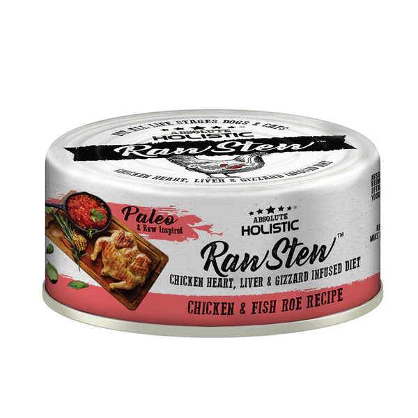 Absolute Holistic Raw Stew Chicken Organs Dog & Cat Wet Food 80g