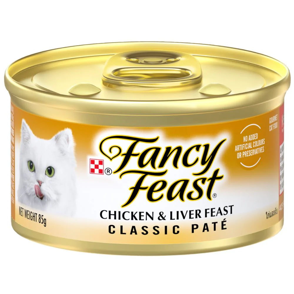Fancy Feast Classic Pate Canned Cat Wet Food 85g x 24pcs