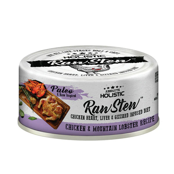 Absolute Holistic Raw Stew Chicken Organs Dog & Cat Wet Food 80g