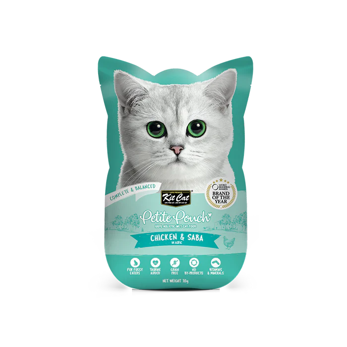 Kit Cat Petite Pouch Complete & Balanced Cat Wet Food 70g