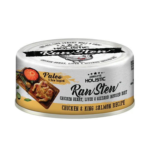 Absolute Holistic Raw Stew Chicken Organs Dog & Cat Wet Food 80g