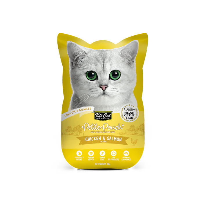 Kit Cat Petite Pouch Complete & Balanced Cat Wet Food 70g