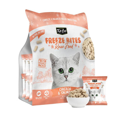 Kit Cat Freeze Bites Raw Food for Cats 225g (15g x 15)