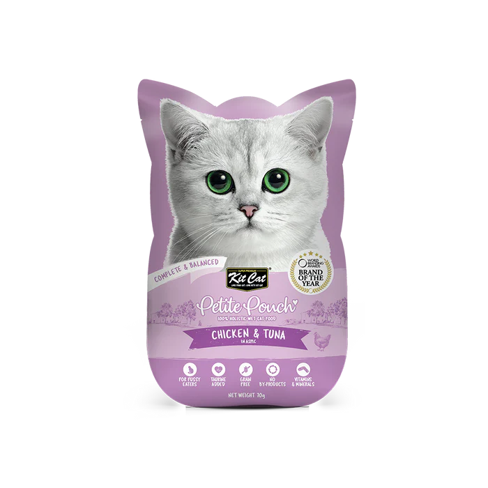 Kit Cat Petite Pouch Complete & Balanced Cat Wet Food 70g
