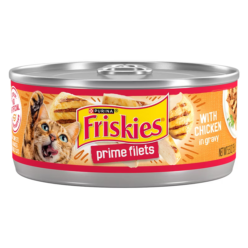 FRISKIES Prime Filets / Shreds/ Pate Wet Cat Food 156g x 24pcs