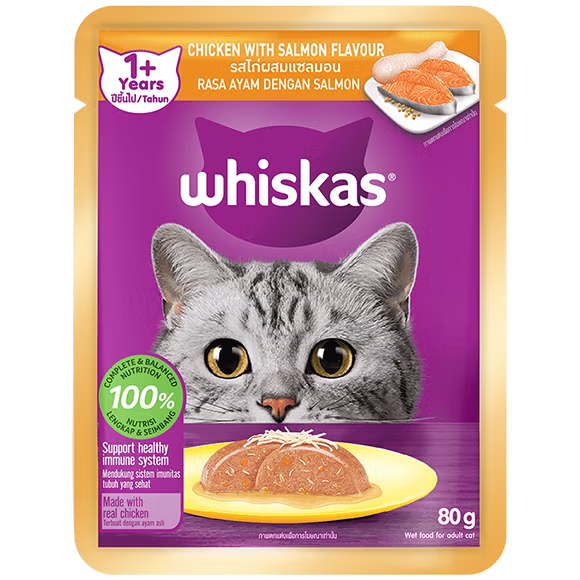 Whiskas Pouch Cat Wet Food 80g