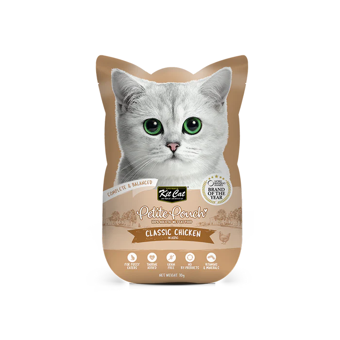Kit Cat Petite Pouch Complete & Balanced Cat Wet Food 70g