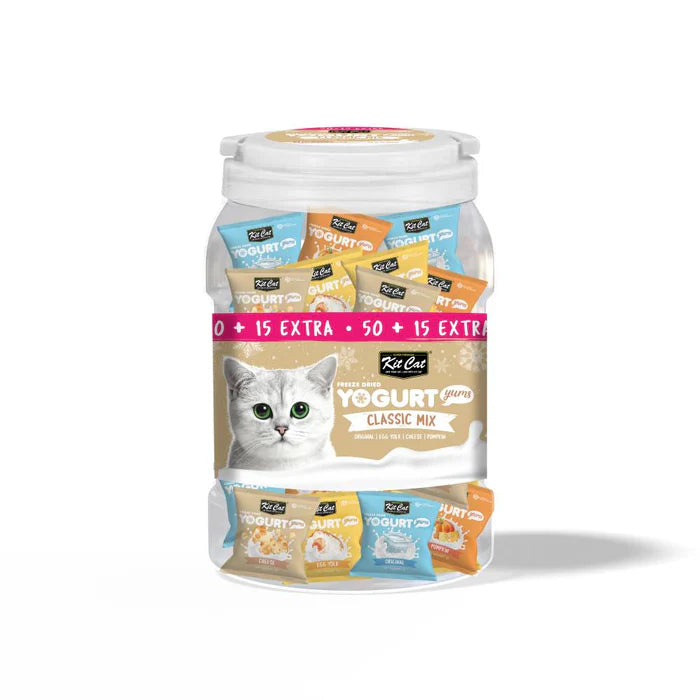 Kit Cat Yogurt Yums Freeze Dried Treats Tub 65g (1g x 65)