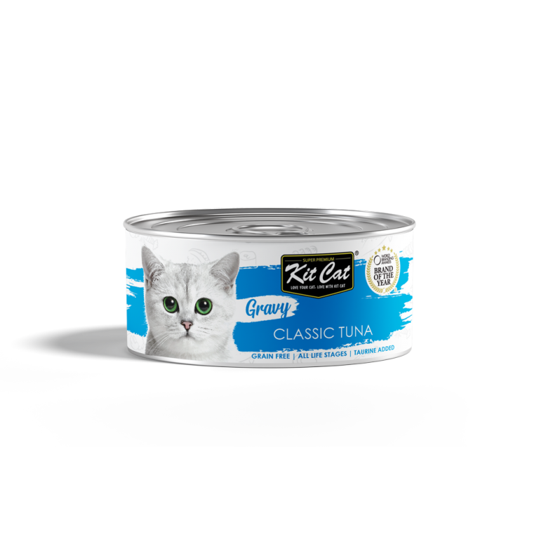 Kit Cat Tuna Gravy Canned Cat Wet Food 70g x 24pcs