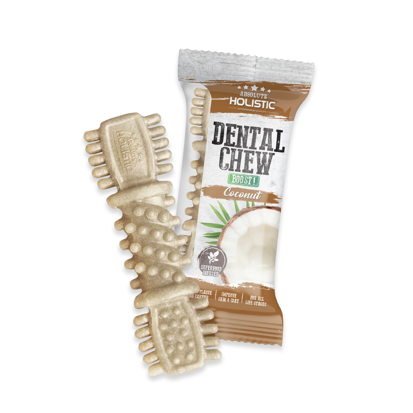 Absolute Holistic Boost Dental Chew Dog Treats 25g