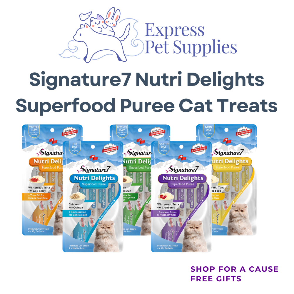 Signature7 Nutri Delights Superfood Puree Cat Treats 60g [MAY 18 CLEARANCE]