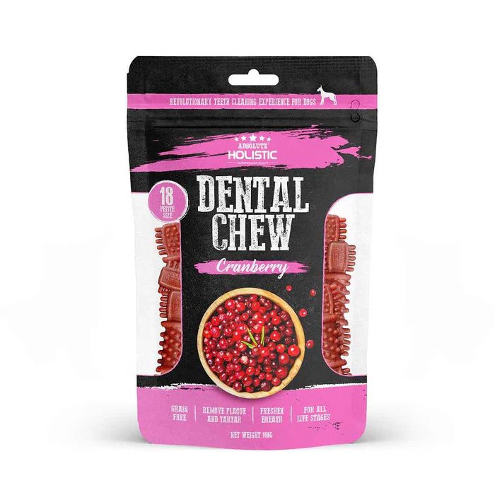 Absolute Holistic Multi Pack Grain-Free Dental Chew Dog Treats 160g