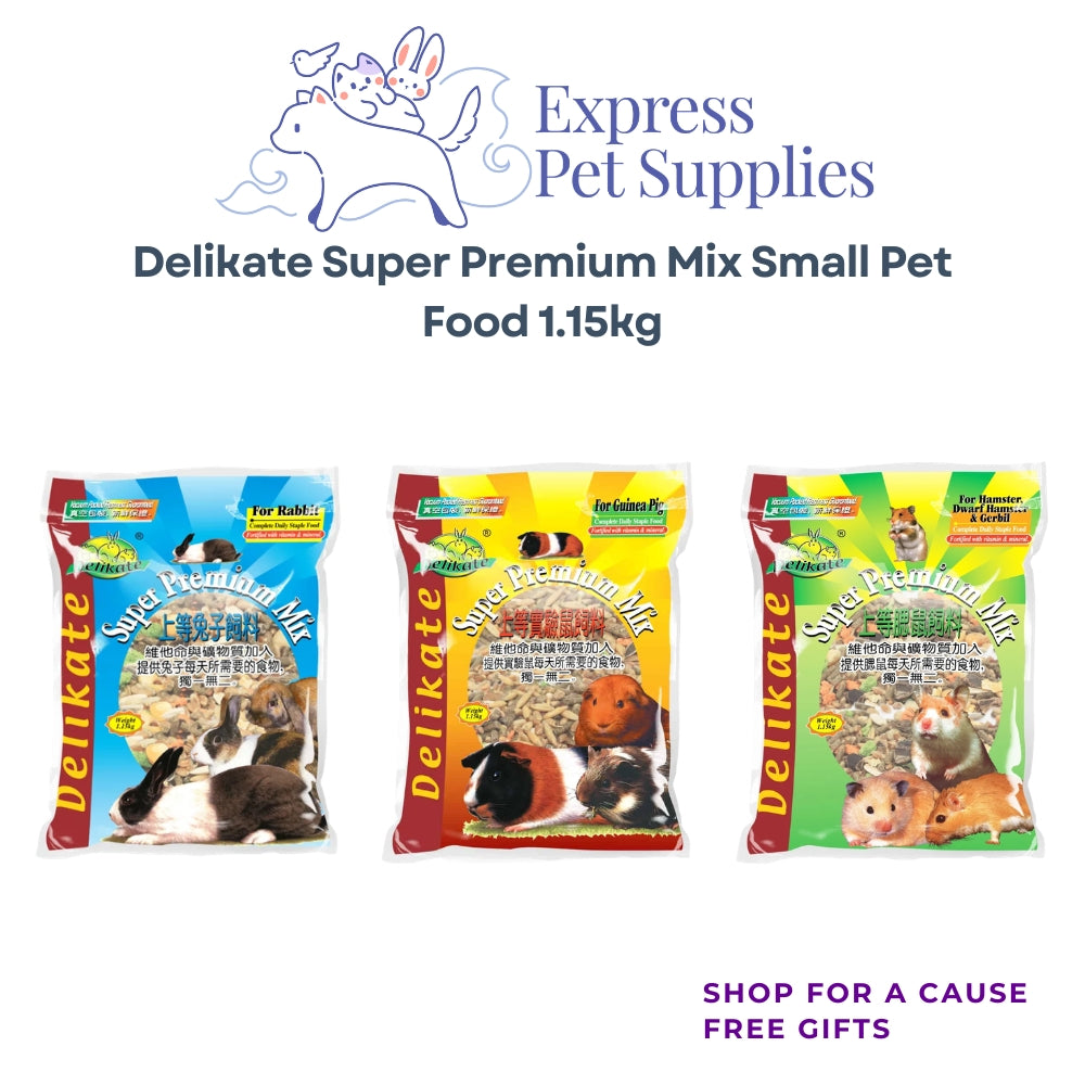 Delikate Super Premium Mix Small Pet Food 1.15kg