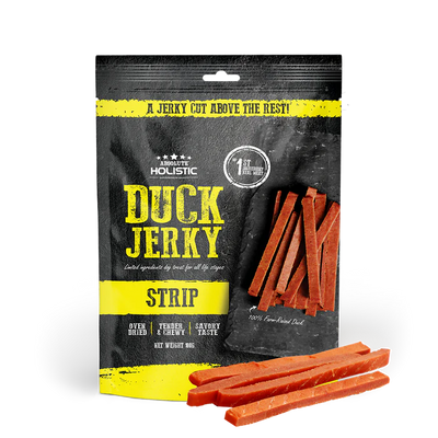 Absolute Holistic Duck Jerky Dog Treats 100g