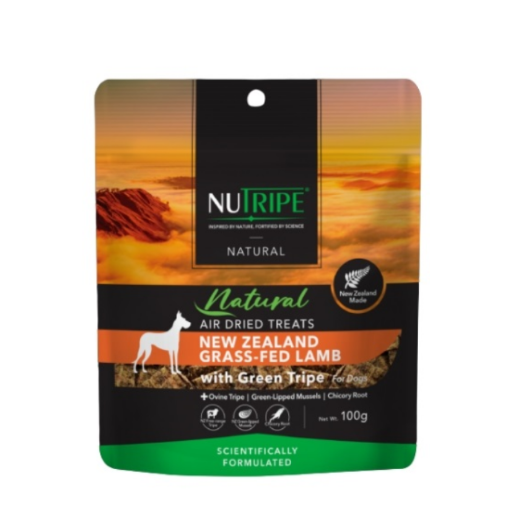 Nutripe Natural Air-Dried NZ Grass-Fed Dog Treats 100g