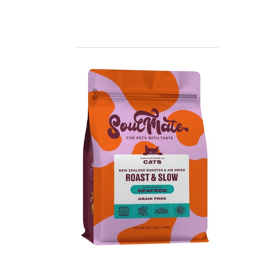 SoulMate Roast & Slow  Baked and Air Dried Cat Food (1.6kg & 6kg)