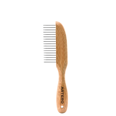 ARTERO Comb -Bamboo Handle for Pet Grooming