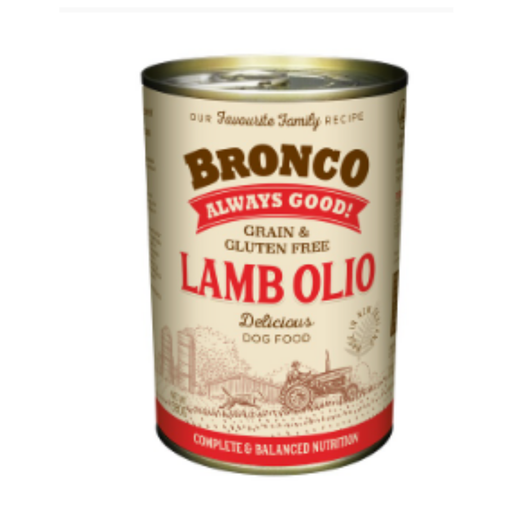 Bronco Lamb Olio Dog Wet Food 390g