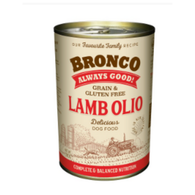 Bronco Lamb Olio Dog Wet Food 390g