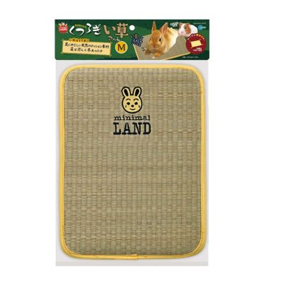 Marukan Relaxing Rabbits Grass Mat - Medium
