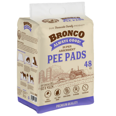 Bronco Super Absorbent Pee Pads (24pcs & 48pcs)