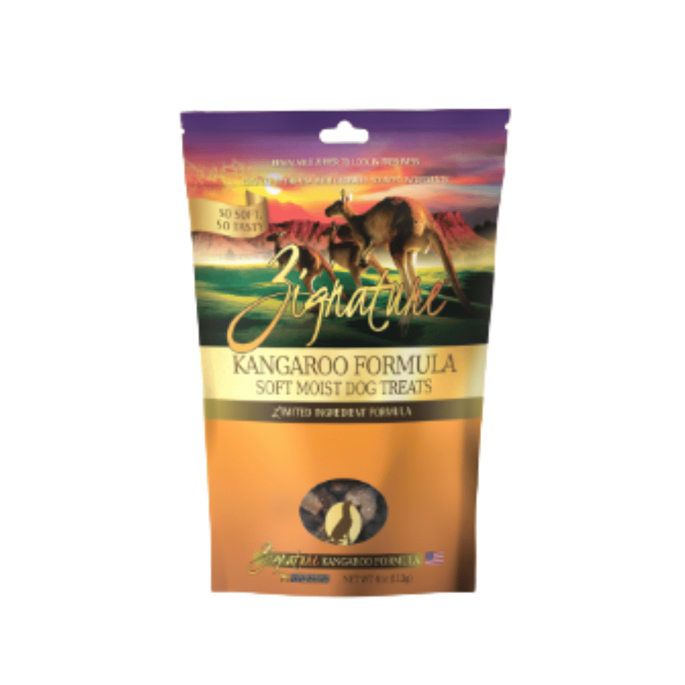 Zignature Kangaroo Formula Soft Moist Dog Treats 113g