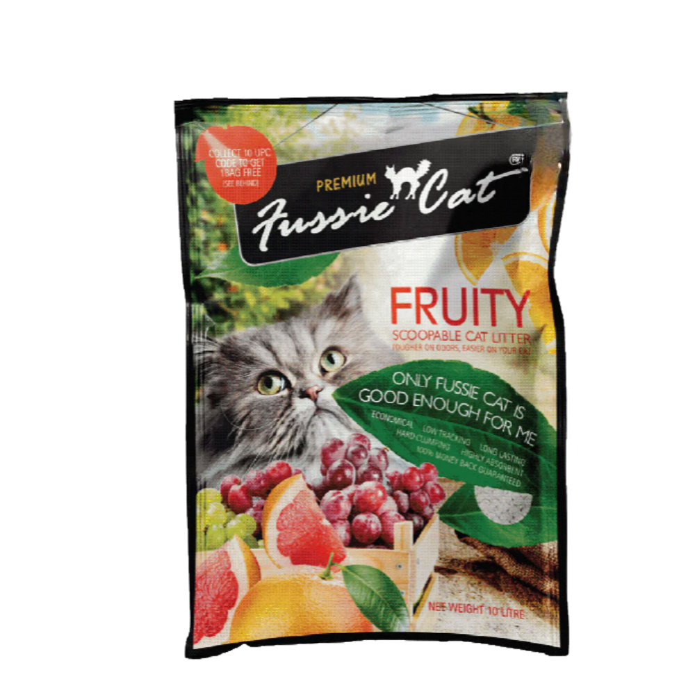 Fussie Cat Bentonite Cat Litter 10L