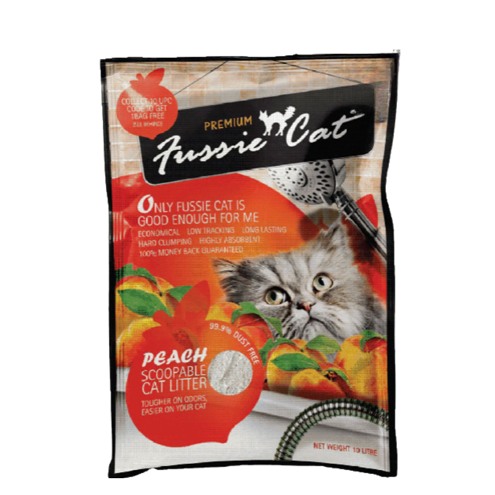 Fussie Cat Bentonite Cat Litter 10L
