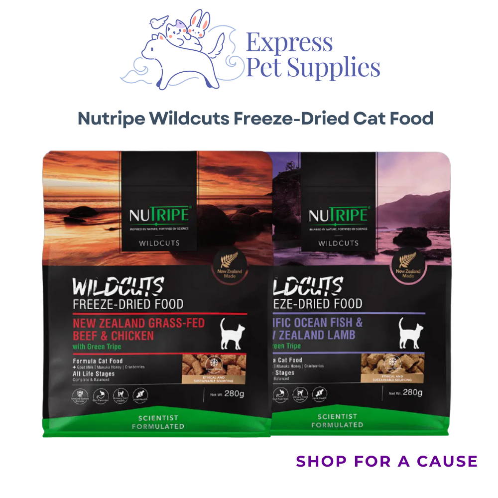 NUTRIPE WILDCUTS | Freeze-Dried with Green Tripe Formula Cat Dry Food 280g