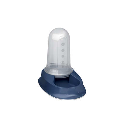 Stefanplast Chic Food & Water Dispenser Navy Blue (0.8L & 2L)