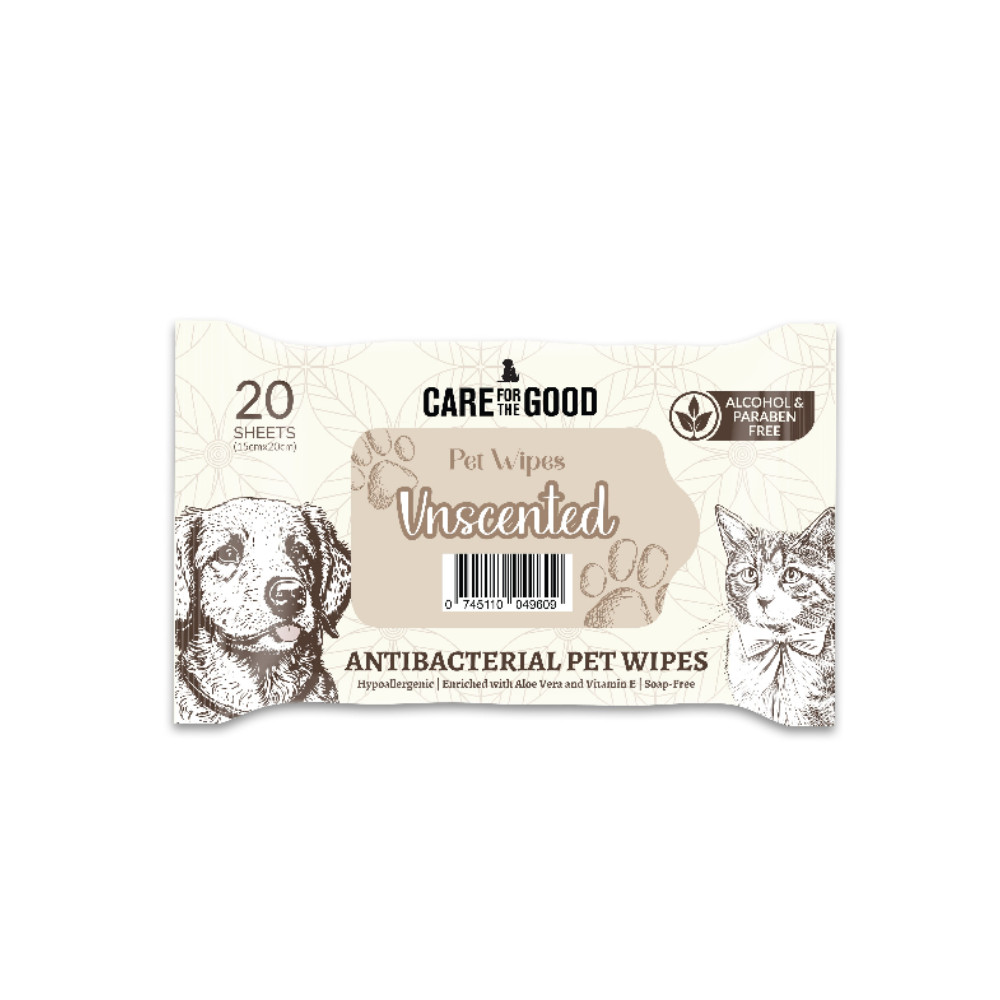Care for the Good Antibacterial Pet Wipes 20pcs (15x20cm)