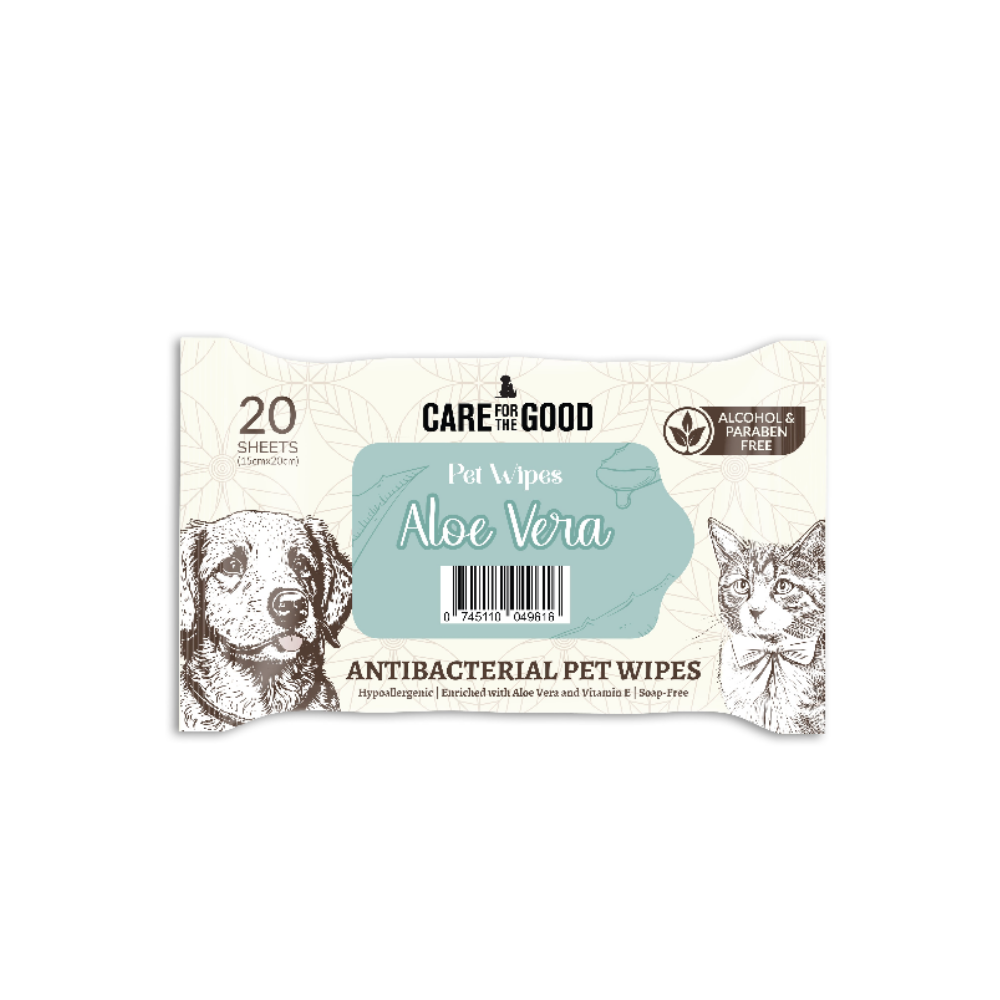 Care for the Good Antibacterial Pet Wipes 20pcs (15x20cm)