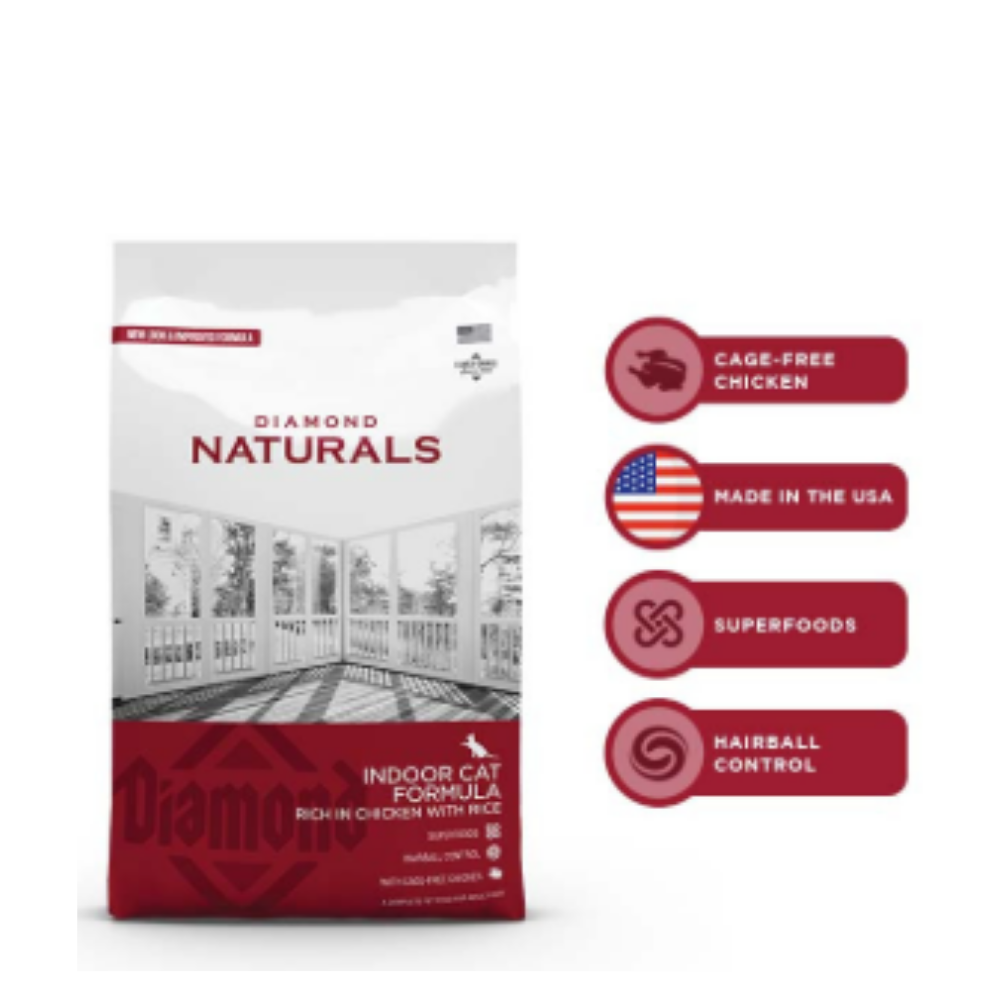 Diamond Naturals Indoor Chicken Cat Dry Food (3kg&7.5kg)