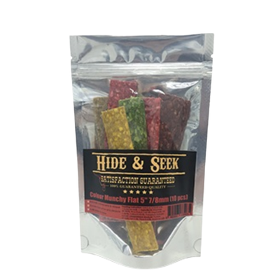 Hide & Seek Color Munchy Flat - Dog Treat