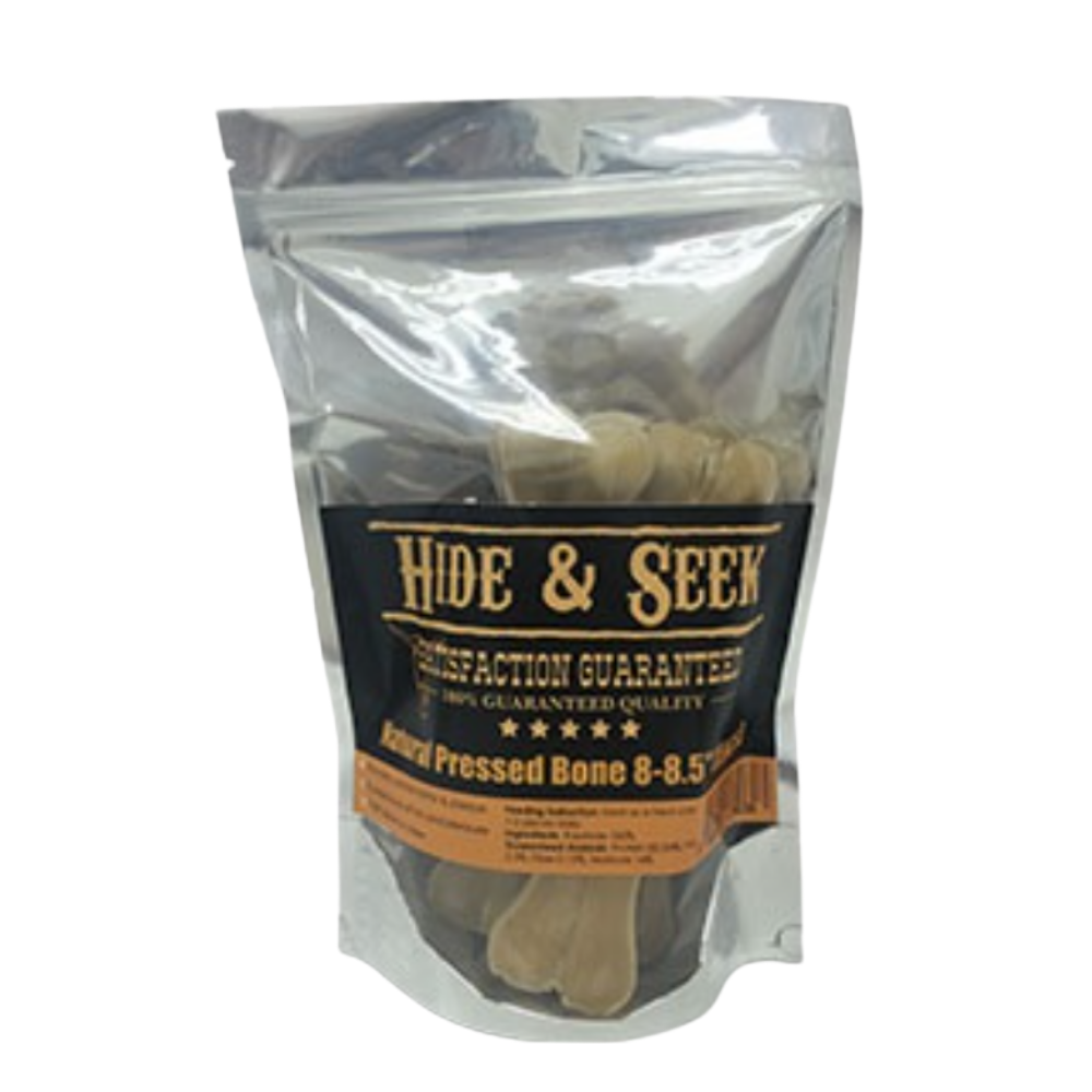 Hide & Seek Natural Pressed Bone Dog Treat