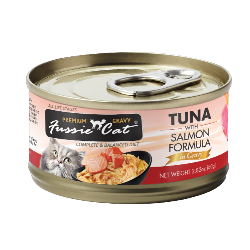 Fussie Cat Black LabelWet Cat Food  80g ( In gravy or Aspic)
