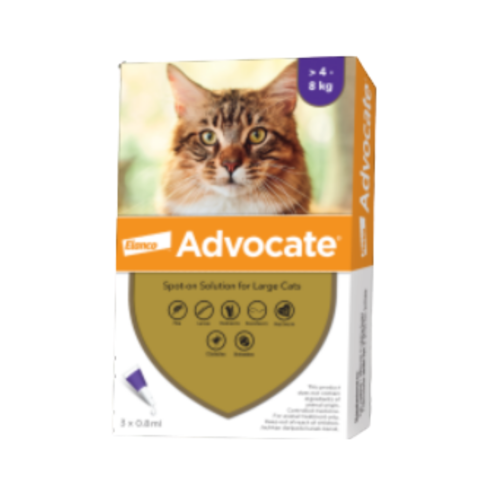 Elanco Advocate Flea and Heartworm Treatment for Cats
