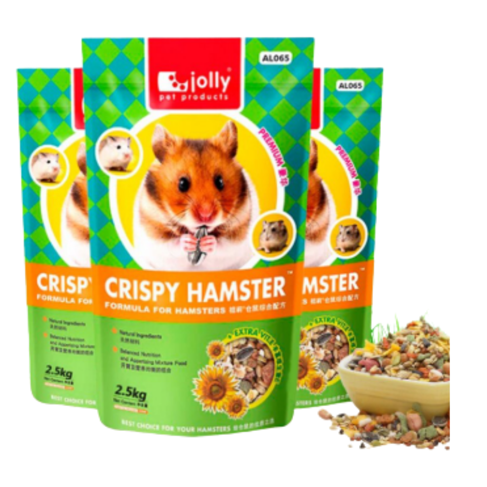 Alex Crispy Hamster Food (500g & 2.5g)