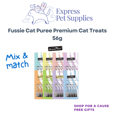 Fussie Cat Puree Premium Cat Treats 56g
