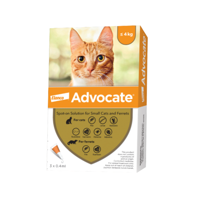 Elanco Advocate Flea and Heartworm Treatment for Cats