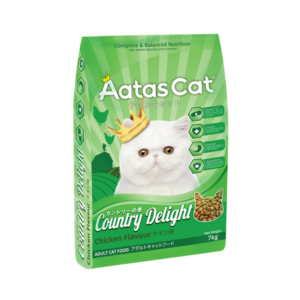 AATAS CAT Country Delight Cat Dry Food 1.2kg & 7kg | Assorted Flavors