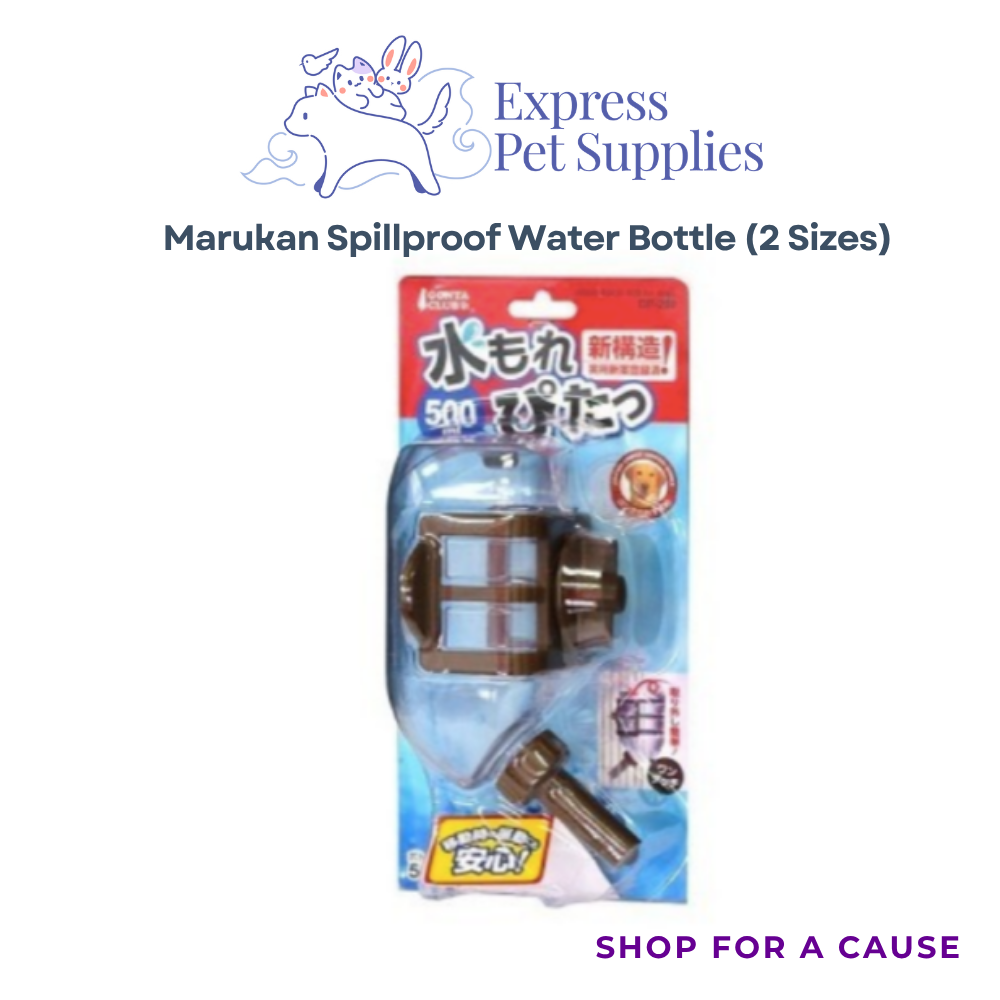Marukan Spillproof Water Bottle (Small & Large)