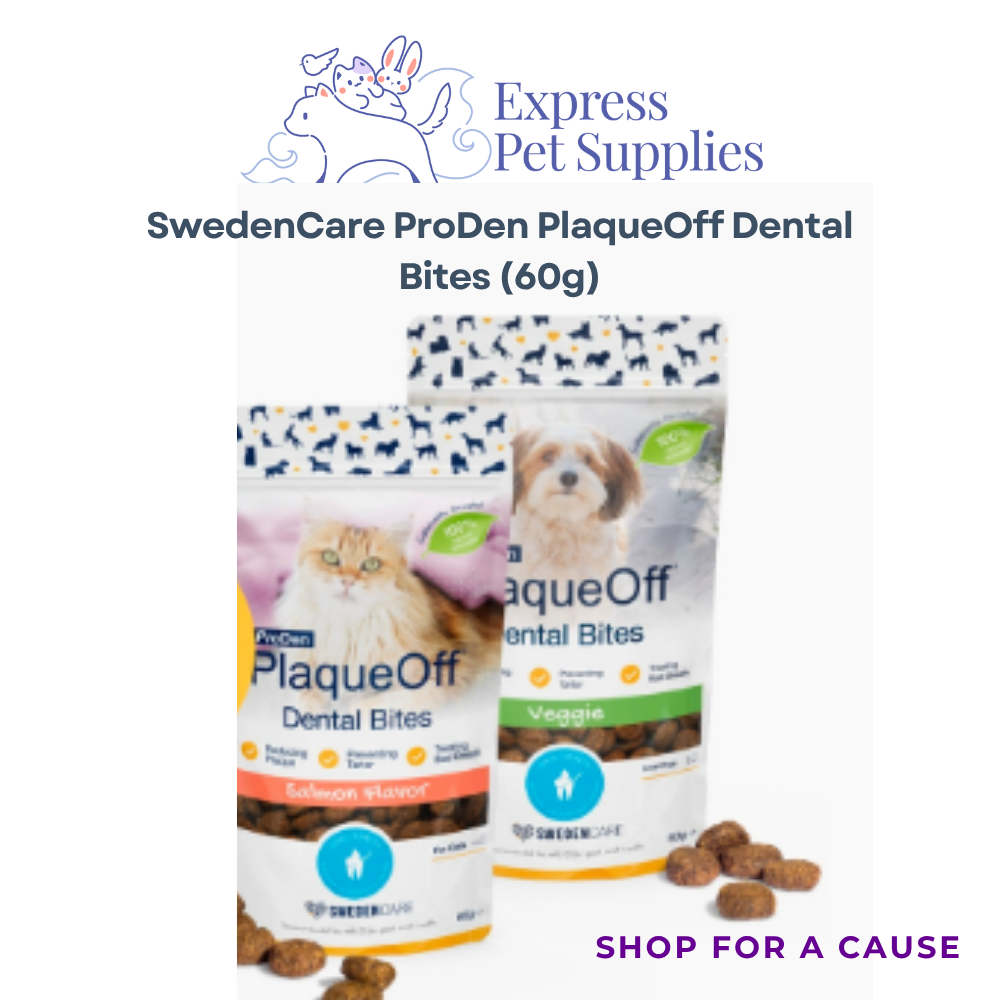 SwedenCare ProDen PlaqueOff Dental Bites for Cats and Dogs (60g/150g)